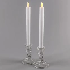 Richland White LED Taper Candles 9.75" Set Of 24