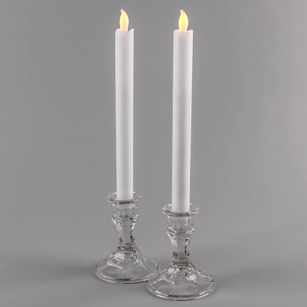 Richland White LED Taper Candles 9.75" Set Of 24 1 Richland White LED Taper Candles 9.75" Set Of 24