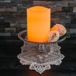 Richland LED Big Pillar Candles Ivory 6” Set Of 3 -Unique Candle 7182 5836 0fae9694 29f3 4b47 a58e 5aff98b6bcb6