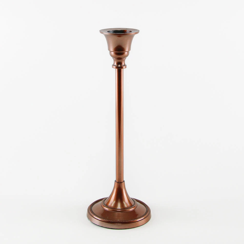 Taper Candlestick Rose Gold 9in 1 Taper Candlestick Rose Gold 9in
