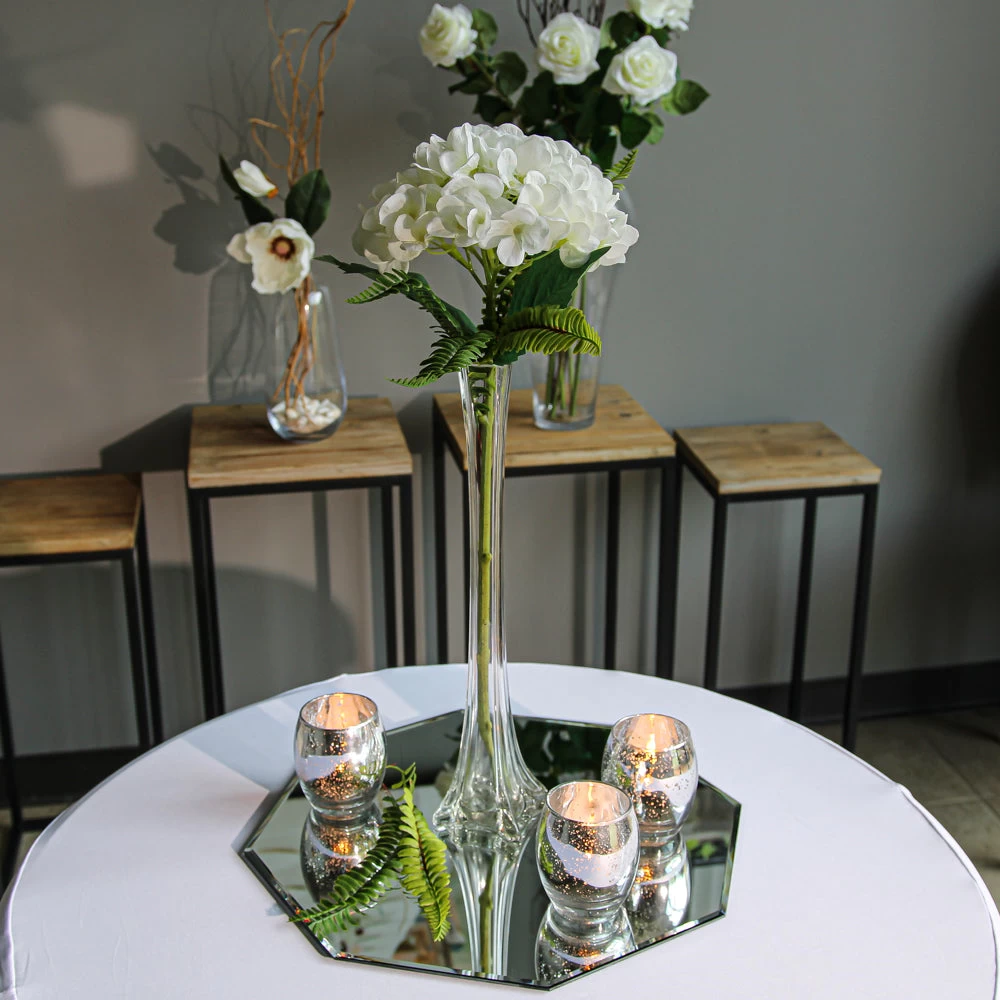 Richland Grande Hurricane Votive Holder Silver Mercury Set Of 12 4 Richland Grande Hurricane Votive Holder Silver Mercury Set Of 12 - Image 4