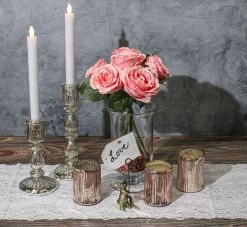 8in Hurricane Vase & Candle Holder 7 8in Hurricane Vase & Candle Holder -Unique Candle 87260264210