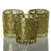 Richland Mercury Votive Holders Primrose Metallic Gold Set Of 48