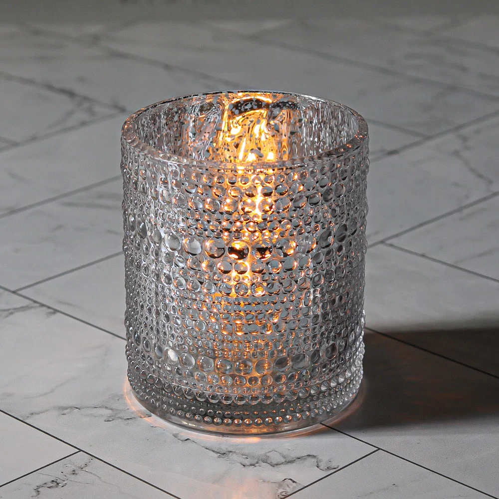 Richland Mercury Candle Holder Pearly Silver Large Set Of 6 2 Richland Mercury Candle Holder Pearly Silver Large Set Of 6 - Image 2