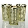 Richland Gold Dotted Glass Holder - Large Set Of 12