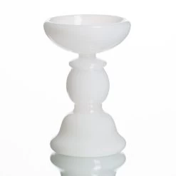 Richland White Glass Pillar Candle Holder Set Of 3 11 Richland White Glass Pillar Candle Holder Set Of 3 -Unique Candle 9592 2