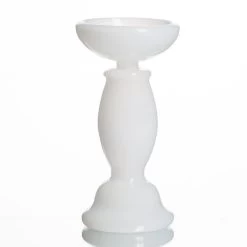 Richland White Glass Pillar Candle Holder Set Of 3 10 Richland White Glass Pillar Candle Holder Set Of 3 -Unique Candle 9593 2