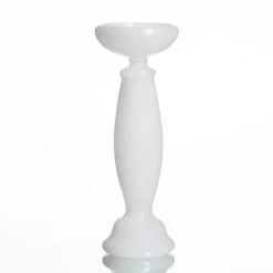 Richland White Glass Pillar Candle Holder Set Of 3 9 Richland White Glass Pillar Candle Holder Set Of 3 -Unique Candle 9594 1