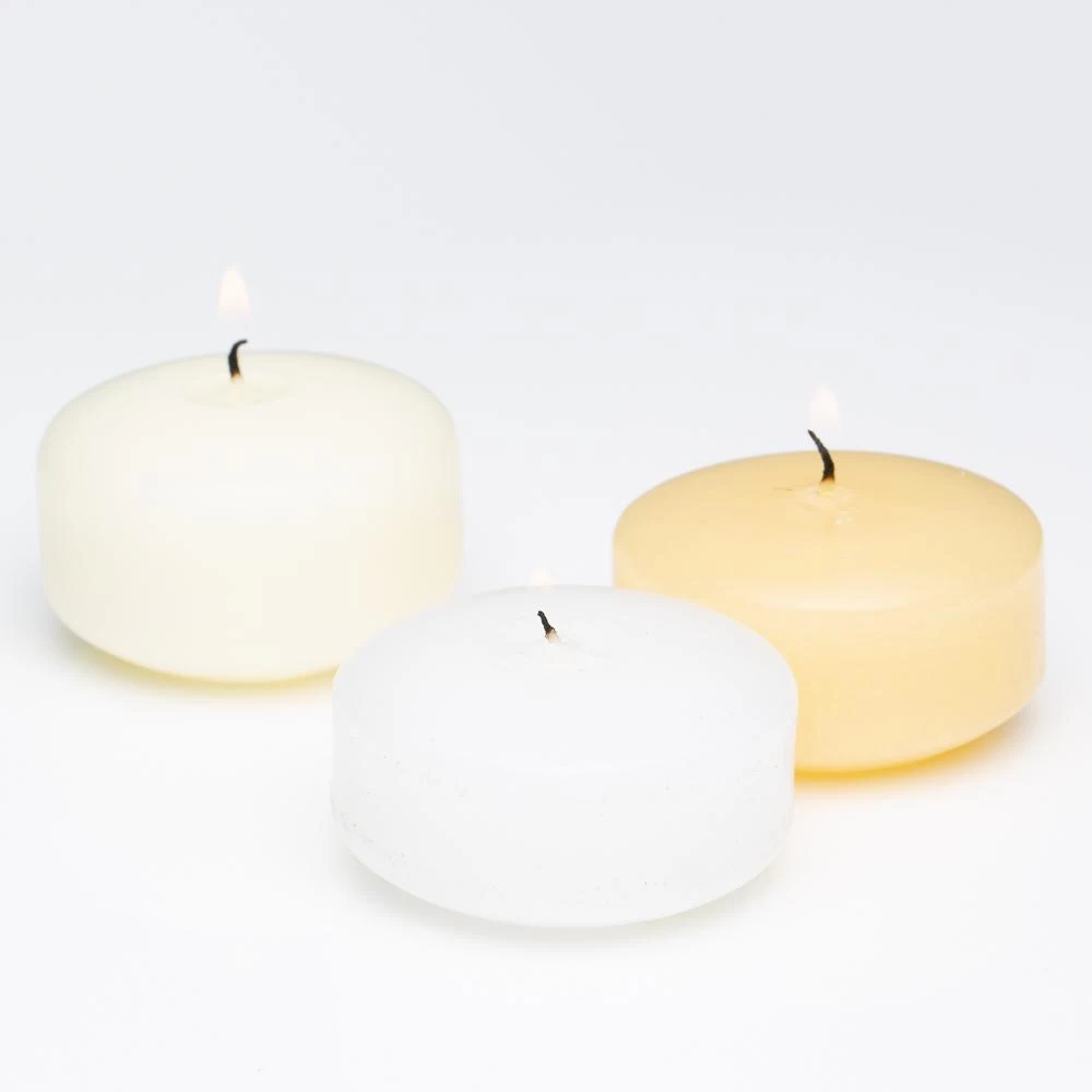 Richland Floating Candles 3" Ivory Set Of 12 3 Richland Floating Candles 3" Ivory Set Of 12 - Image 3