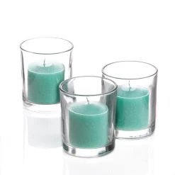 Richland Votive Candles & Eastland Clear Votive Holders Set Of 12 -Unique Candle 967A2292