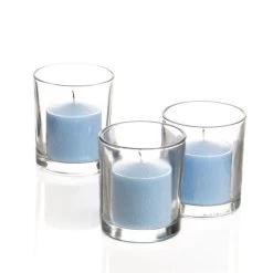Richland Votive Candles & Eastland Clear Votive Holders Set Of 12 -Unique Candle 967A2303