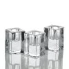 Richland Square Glass Taper Candle Holder 2.5" Set Of 6