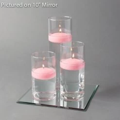 Eastland Square Mirror And Cylinder Vase Centerpiece With Richland 3" Floating Candles Set Of 84 -Unique Candle 967A4175 Edit 74b5331f f41d 4de2 854e adbe6d20e2d2