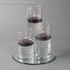 Eastland Round Mirror And Cylinder Vase Centerpiece With Richland 3" Floating Candles Set Of 84 -Unique Candle 967A4185 Edit 86a6a88b 6f9b 4c25 a4fd 59643929647b