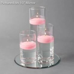 Eastland Round Mirror And Cylinder Vase Centerpiece With Richland 3" Floating Candles Set Of 84 -Unique Candle 967A4195 545a6bc1 ced3 420c b803 493c540bf2e9