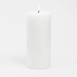 Richland 4" X 9" White Pillar Candle