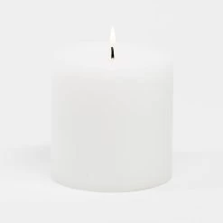 Richland 4" X 4" White Pillar Candles Set Of 6