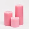 Richland Pillar Candles 4 X4", 4"x6" & 4"x9 Pink Set Of 18