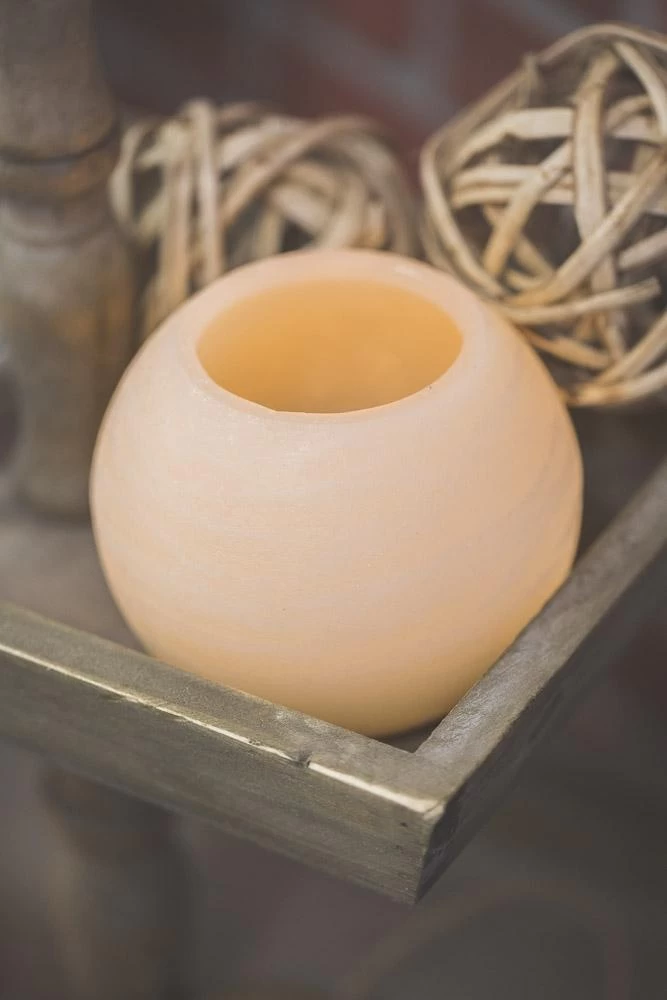 Richland LED Candle Honey Pot Ivory 4" Set Of 9 2 Richland LED Candle Honey Pot Ivory 4" Set Of 9 - Image 2