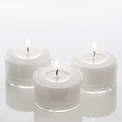 Richland Clear Extended Burn Tealight Candles White Unscented Set Of 100