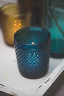 Richland Diamond Candle Holder Navy Blue Set Of 48 -Unique Candle 967a0091 4