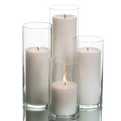 Richland Pillar Candles & Eastland Cylinder Holders Set Of 48