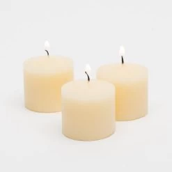 Richland Votive Candles Ivory Vanilla Scented 10 Hour Set Of 72