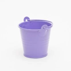 Richland 2" Iron Favor Bucket, Purple Set Of 25