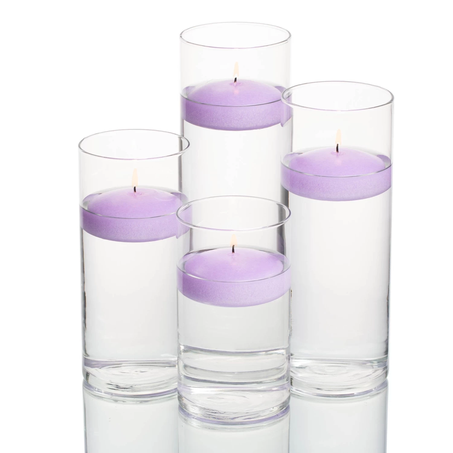 Richland Floating Candles & Eastland Cylinder Holders Set Of 4 6 Richland Floating Candles & Eastland Cylinder Holders Set Of 4 - Image 6