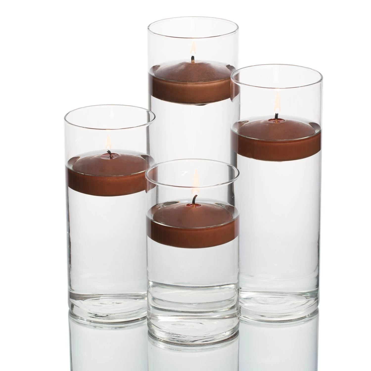 Richland Floating Candles & Eastland Cylinder Holders Set Of 4 2 Richland Floating Candles & Eastland Cylinder Holders Set Of 4 - Image 2