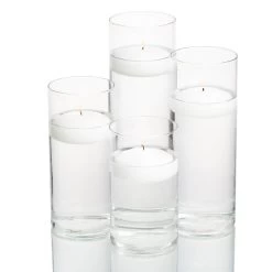 Richland Floating Candles & Eastland Cylinder Holders Set Of 4
