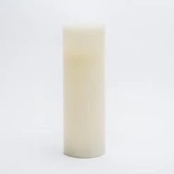 Richland Flameless LED Pillar Candles 3"x9" Ivory Set Of 6 -Unique Candle 967a2931 1