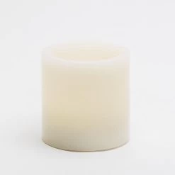 Richland Flameless LED Pillar Candles 3"x3" Ivory Set Of 6 -Unique Candle 967a2933 1