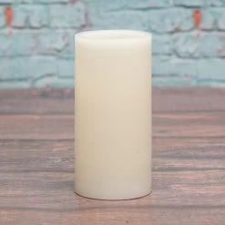 Richland Flameless LED Pillar Candles 3"x6" Ivory Set Of 6
