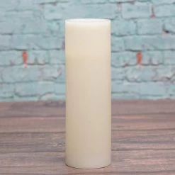 Richland Flameless LED Pillar Candles 3"x9" Ivory Set Of 6