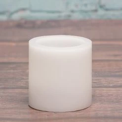 Richland Flameless LED Pillar Candles 3"x3" White Set Of 6