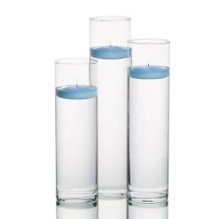 Eastland Tall Cylinder Vases With Richland Floating Candles Set Of 3 -Unique Candle 967a3523 edit 2
