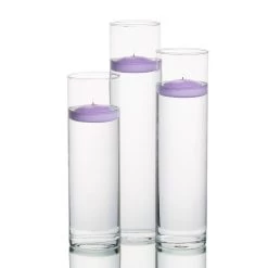 Eastland Tall Cylinder Vases With Richland Floating Candles Set Of 18 -Unique Candle 967a3529 edit 2