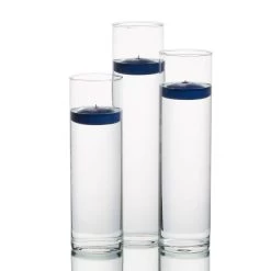 Eastland Tall Cylinder Vases With Richland Floating Candles Set Of 3 -Unique Candle 967a3536 edit 2