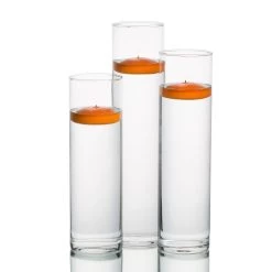 Eastland Tall Cylinder Vases With Richland Floating Candles Set Of 3 -Unique Candle 967a3539 edit 2