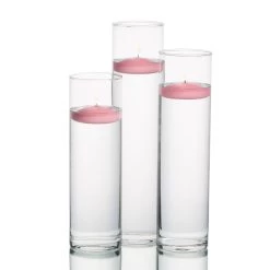 Eastland Tall Cylinder Vases With Richland Floating Candles Set Of 18 -Unique Candle 967a3552 edit 2