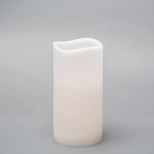 Richland 4" X 8" Large LED Pillar Candle With Wavy Top - Set Of 6 1 Richland 4" X 8" Large LED Pillar Candle With Wavy Top - Set Of 6