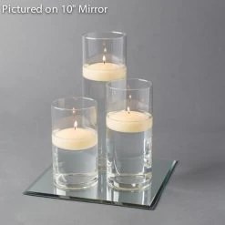 Eastland Square Mirror And Cylinder Vase Centerpiece With Richland 3" Floating Candles Set Of 7 23 Eastland Square Mirror And Cylinder Vase Centerpiece With Richland 3" Floating Candles Set Of 7 -Unique Candle 967a4158 edit