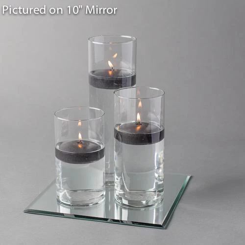 Eastland Square Mirror And Cylinder Vase Centerpiece With Richland 3" Floating Candles Set Of 7 3 Eastland Square Mirror And Cylinder Vase Centerpiece With Richland 3" Floating Candles Set Of 7 - Image 3