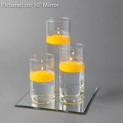 Eastland Square Mirror And Cylinder Vase Centerpiece With Richland 3" Floating Candles Set Of 7 19 Eastland Square Mirror And Cylinder Vase Centerpiece With Richland 3" Floating Candles Set Of 7 -Unique Candle 967a4164 edit