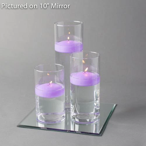 Eastland Square Mirror And Cylinder Vase Centerpiece With Richland 3" Floating Candles Set Of 7 12 Eastland Square Mirror And Cylinder Vase Centerpiece With Richland 3" Floating Candles Set Of 7 - Image 12
