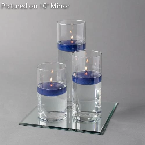 Eastland Square Mirror And Cylinder Vase Centerpiece With Richland 3" Floating Candles Set Of 7 8 Eastland Square Mirror And Cylinder Vase Centerpiece With Richland 3" Floating Candles Set Of 7 - Image 8