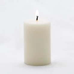 Richland Pillar Candle 2"x3" Light Ivory Set Of 80