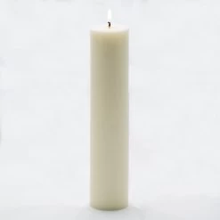 Richland Pillar Candle 2"x9" Light Ivory Set Of 20