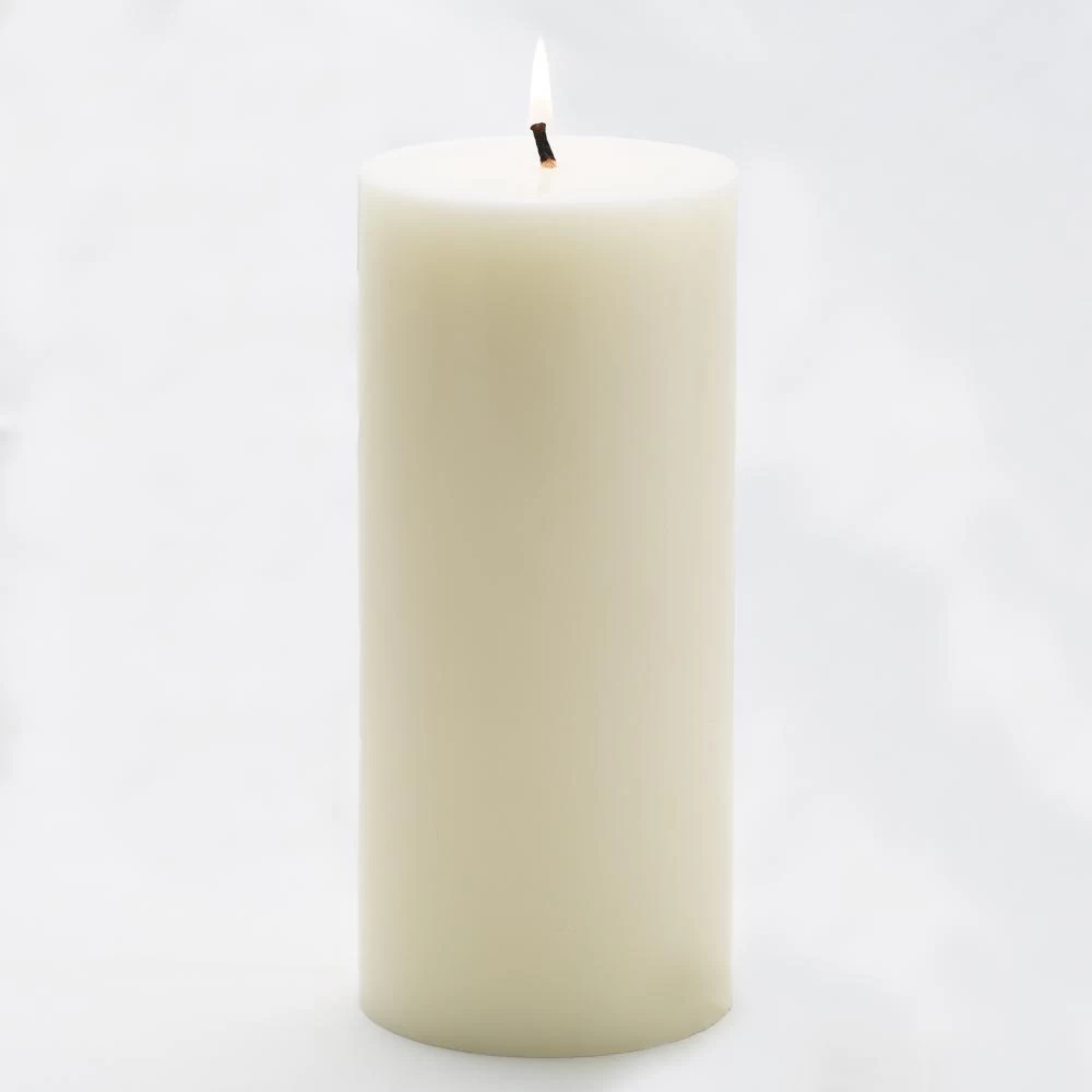 Richland 4" X 9" Light Ivory Pillar Candle 1 Richland 4" X 9" Light Ivory Pillar Candle